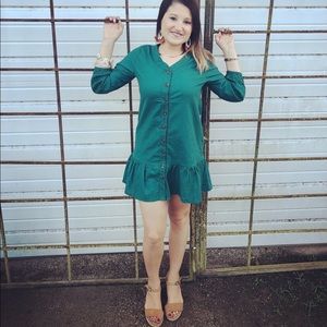Long sleeve evergreen dream dress
